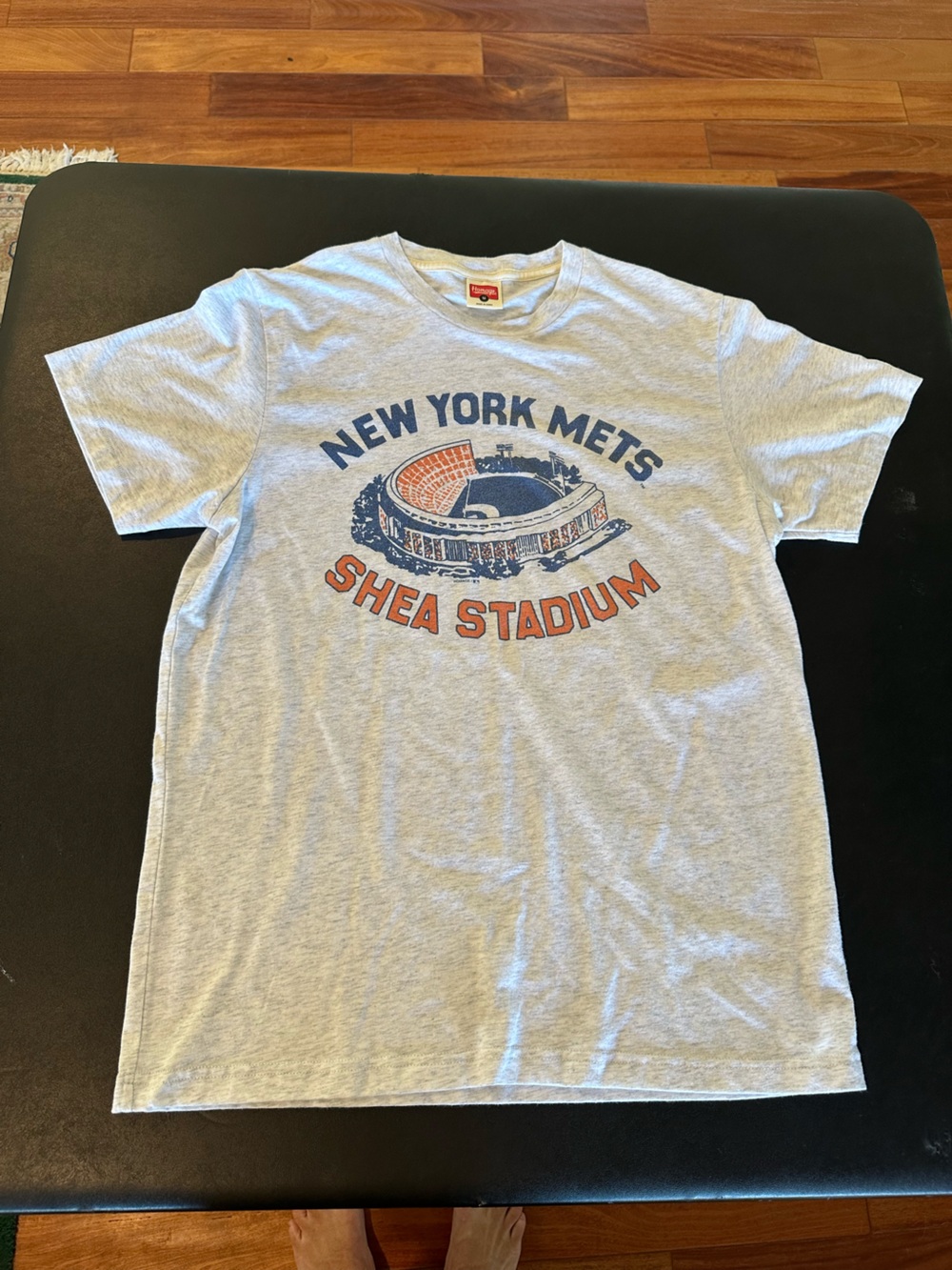 Homage New York Mets Shea Stadium Graphic T-Shirt - Light Gray Medium